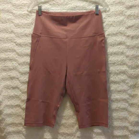 🆕 CRZ YOGA Capri Legging SZ XL 14 Dusty Rose New NWT Shorts - Picture 1 of 5